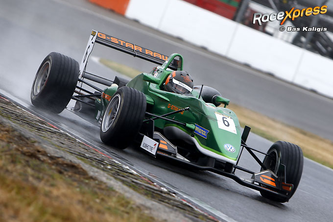 Jules Szymkowiak op Circuit Park Zandvoort aan de Zandvoort Masters